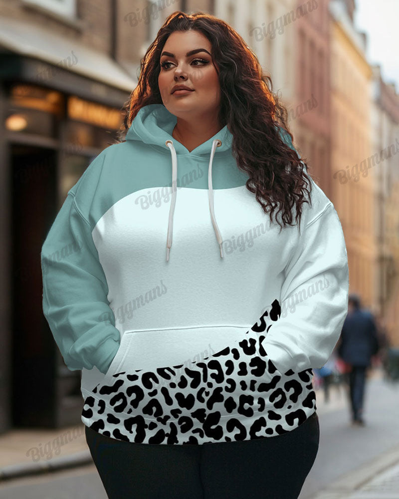 Big & Tall Colorblock Graphic Hoodie for big men