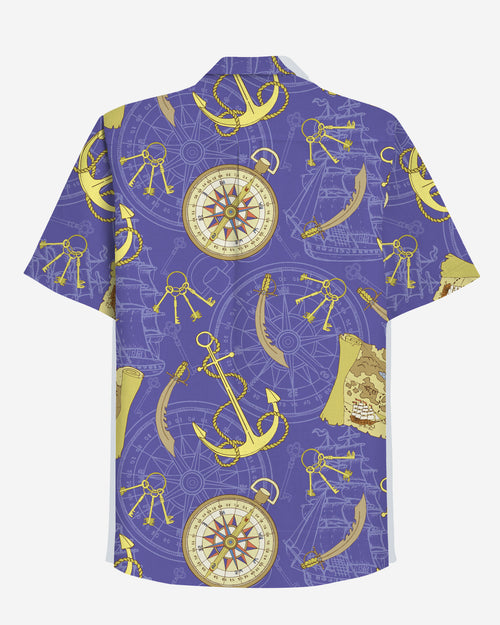 Big & Tall Hawaiian Western Short Sleeve Shirt for big men view 2