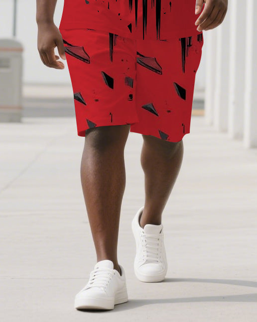 Big & Tall Skull Two-piece Set for big men view 3