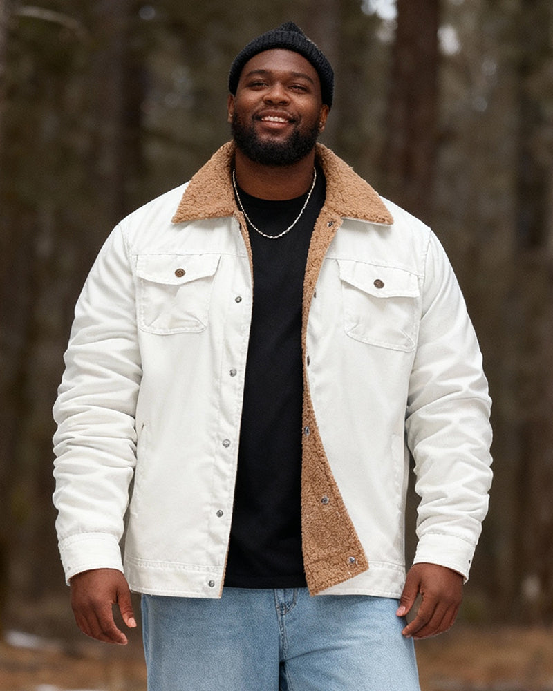 Big & Tall Solid Color Streetwear Men's Clothing for big men view 7