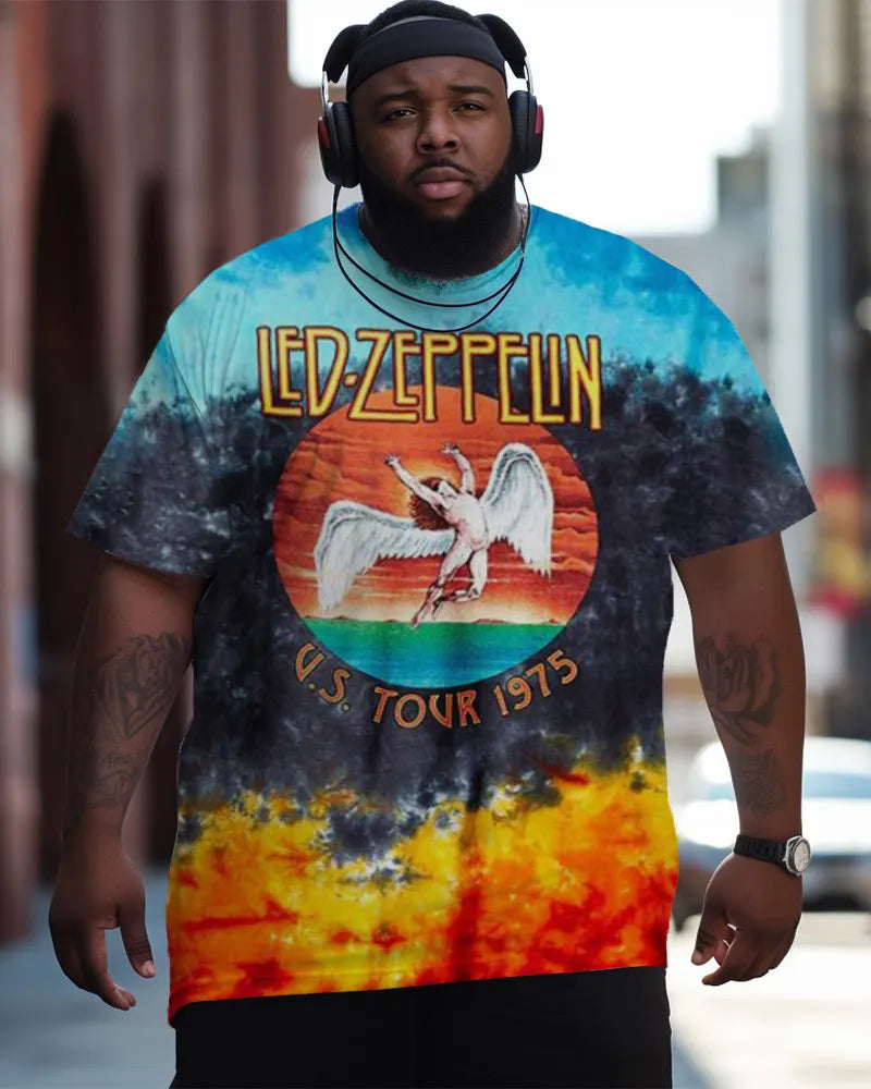Big & Tall Graffiti T-Shirt for big men