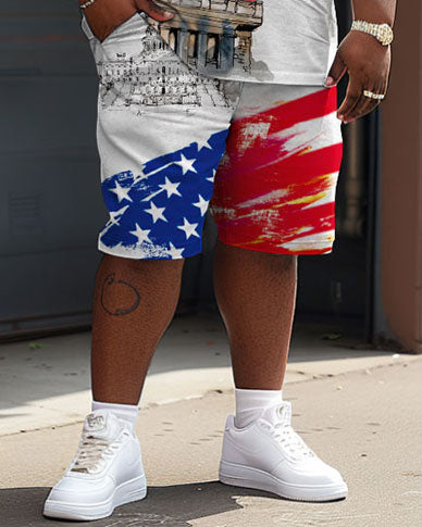 Big & Tall Graphic Two-piece Set for big men view 4
