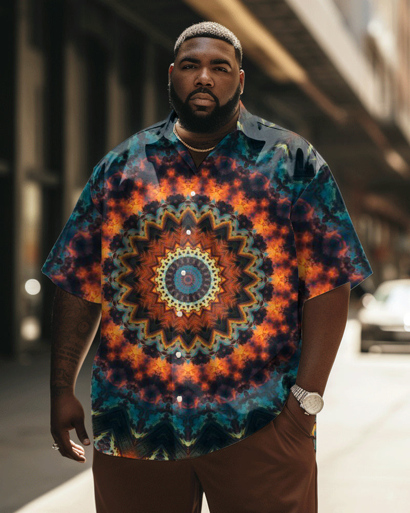 Big & Tall Plaid T-Shirt for big men