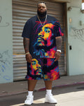 Big & Tall Graphic Streetwear Jeans for big men view 1