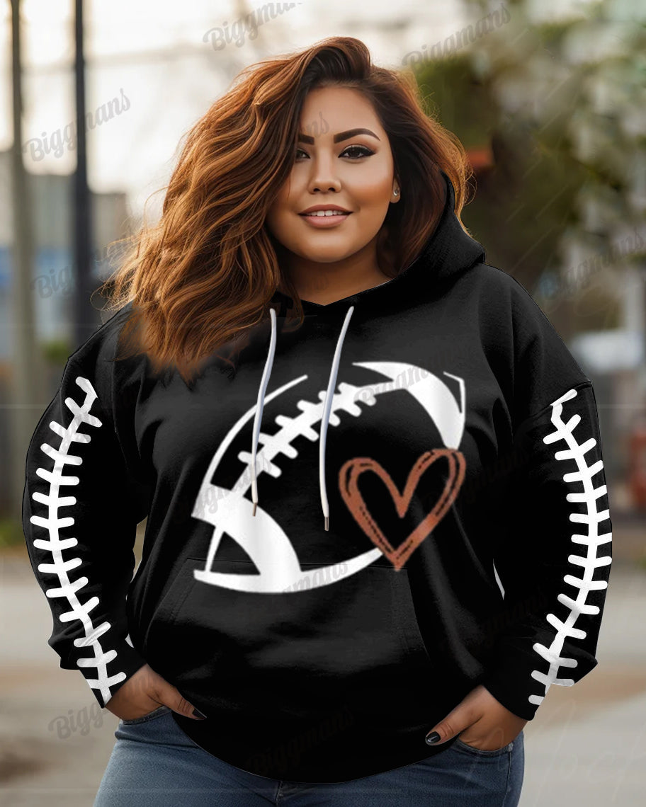 Big & Tall Graphic Hoodie for big men