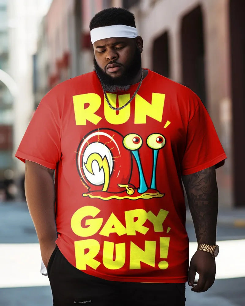 Big & Tall Graffiti Streetwear T-Shirt for big men