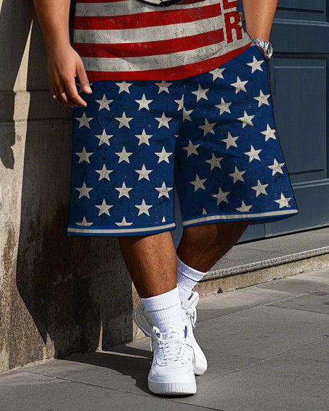 Big & Tall Graphic Two-piece Set for big men view 3
