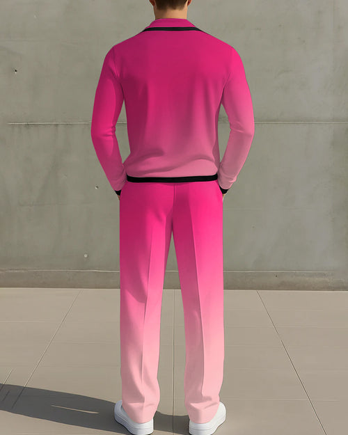 Big & Tall Gradient Two-piece Set for big men view 2