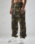 Big & Tall Green Camouflage Pants for big men view 2