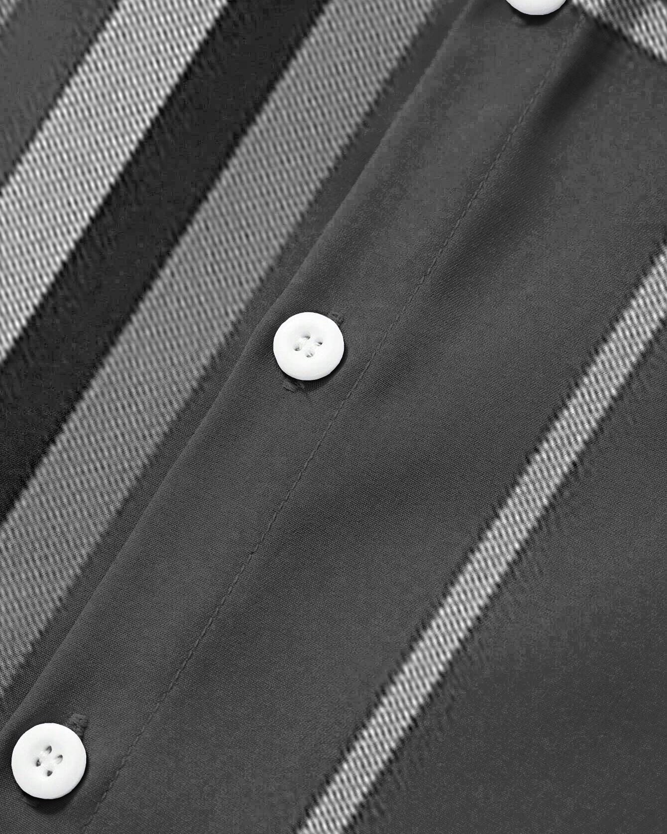 Big & Tall Gray Graphic Two-piece Set for big men view 6