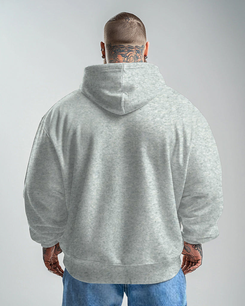 Big & Tall Men's Oversized Cotton Hoodie view 11