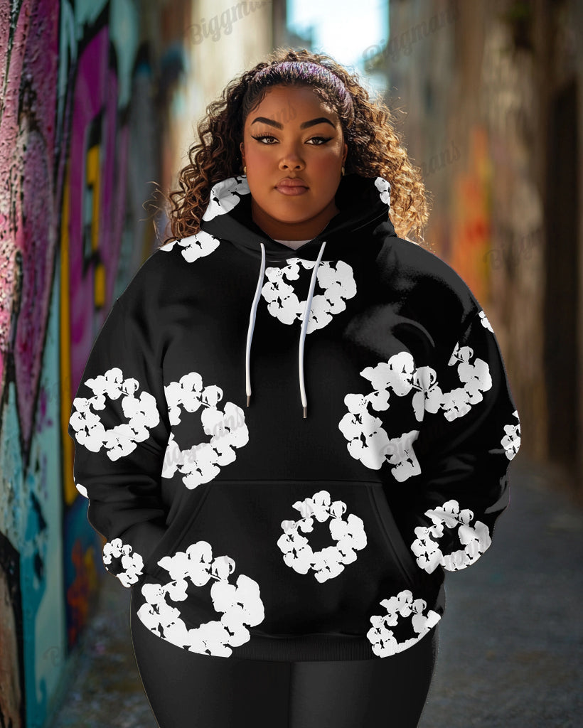 Big & Tall Graphic Hoodie for big men view 2