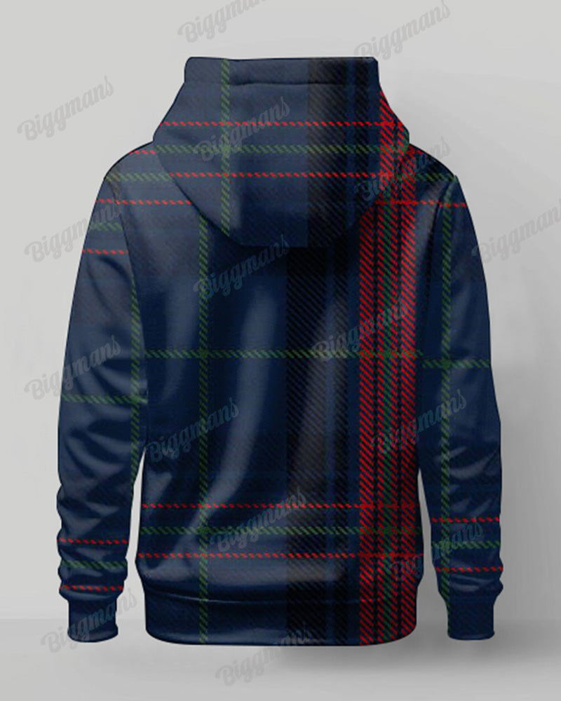 Big & Tall Colorblock Hoodie Sweatpants Set for big men view 3