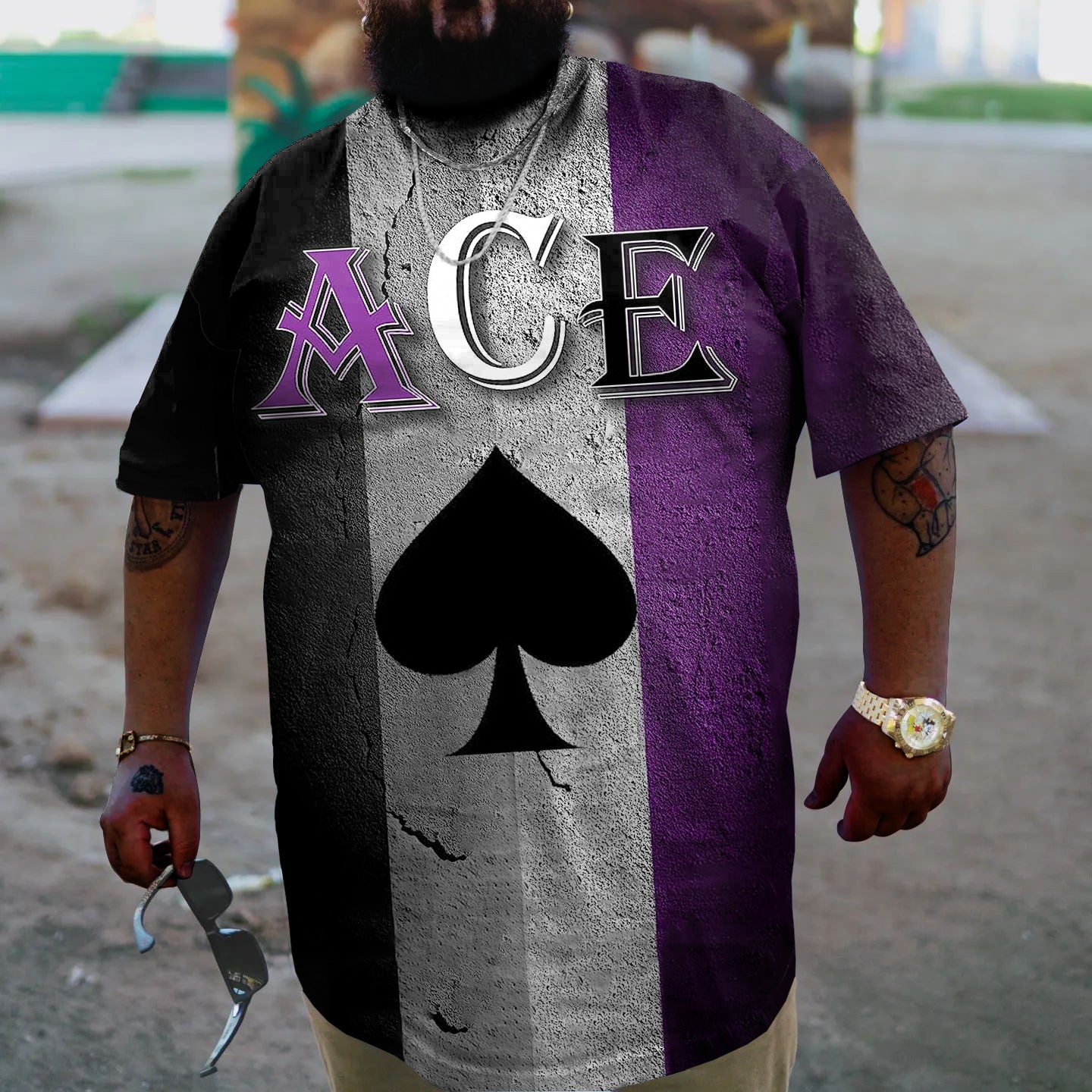 Big & Tall Colorblock T-Shirt for big men