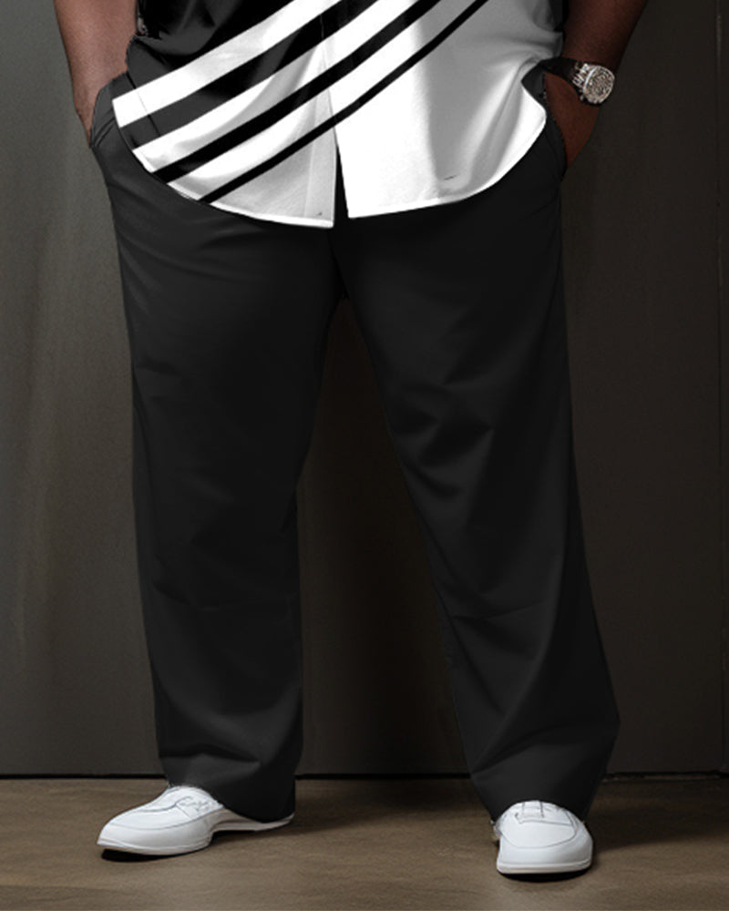 Big & Tall Business Casual Two-piece Set for big men view 3