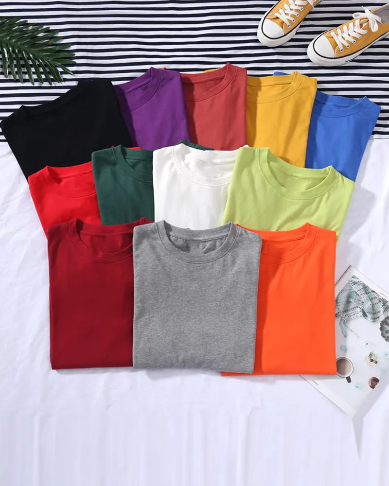 Big & Tall Solid Color T-Shirt for big men view 14