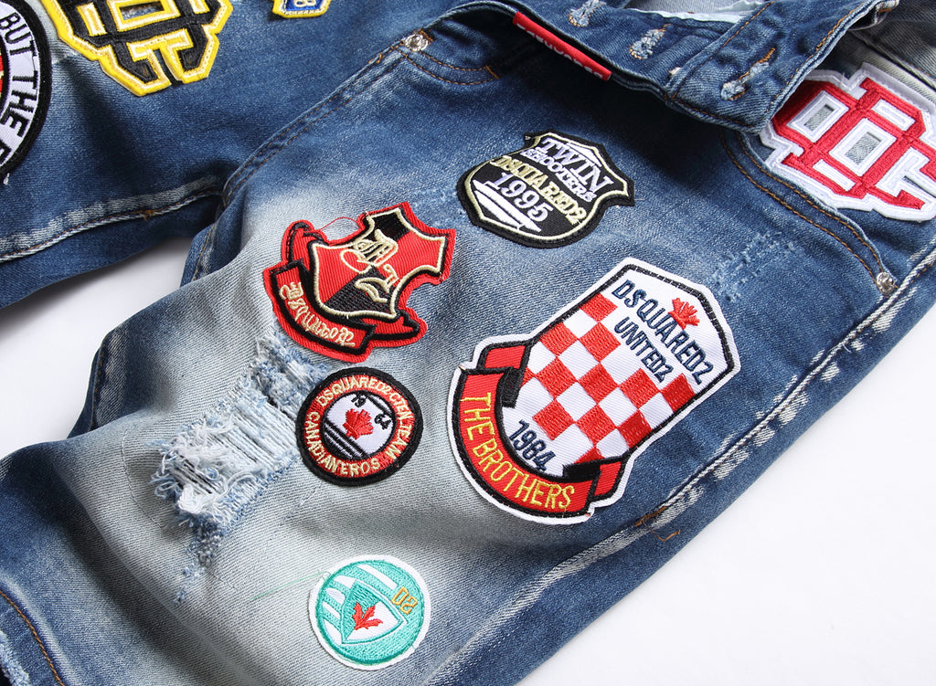 Big & Tall Denim Graphic Jeans for big men view 7