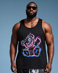 Big & Tall Purple Gradient Men's Clothing for big men