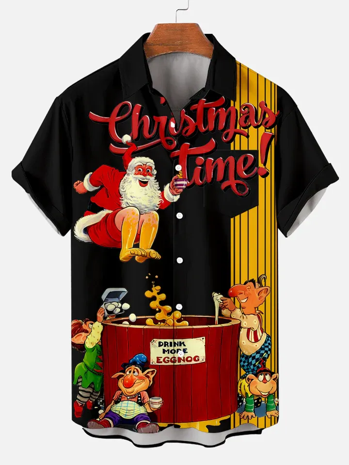 Big & Tall Graphic Short Sleeve Shirt for big men view 2