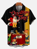 Big & Tall Graphic Short Sleeve Shirt for big men view 2