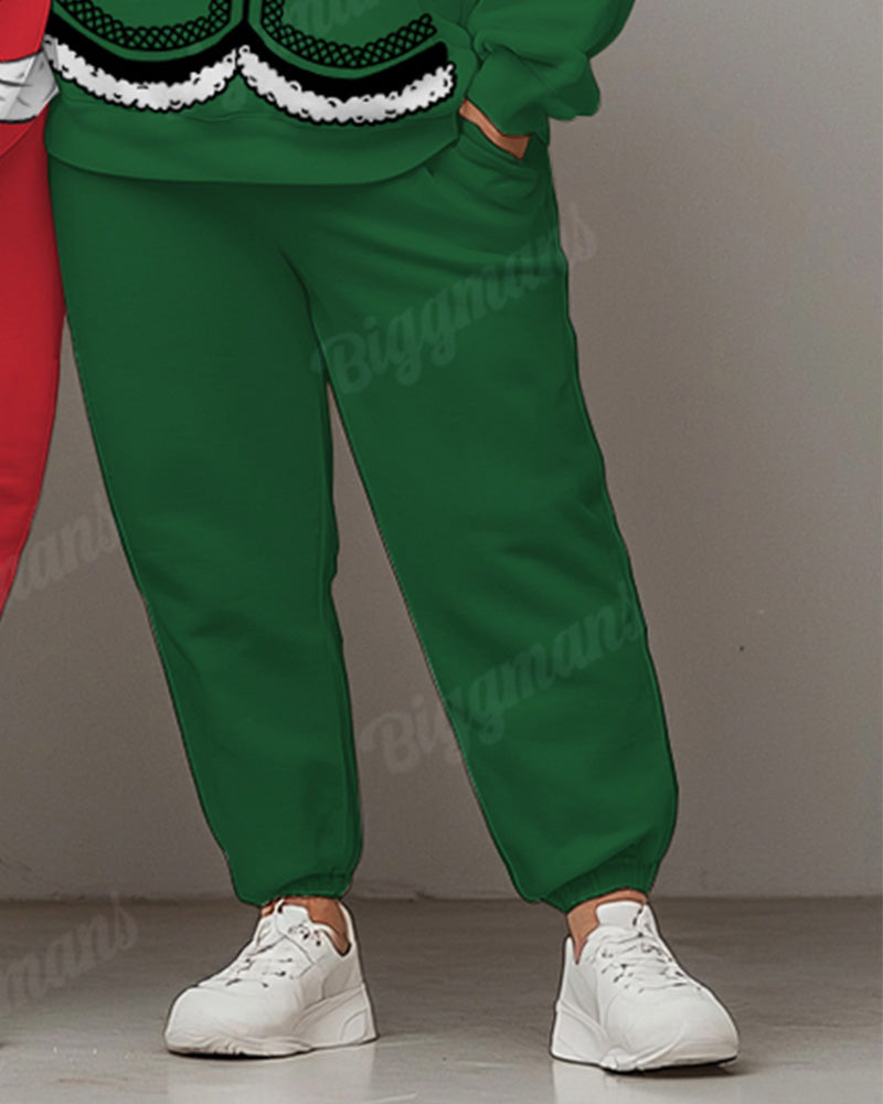 Big & Tall Streetwear Two-piece Set for big men view 5