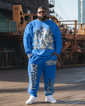 Big & Tall Streetwear Two-piece Set for big men view 1
