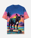 Big & Tall Hawaiian Streetwear T-Shirt for big men