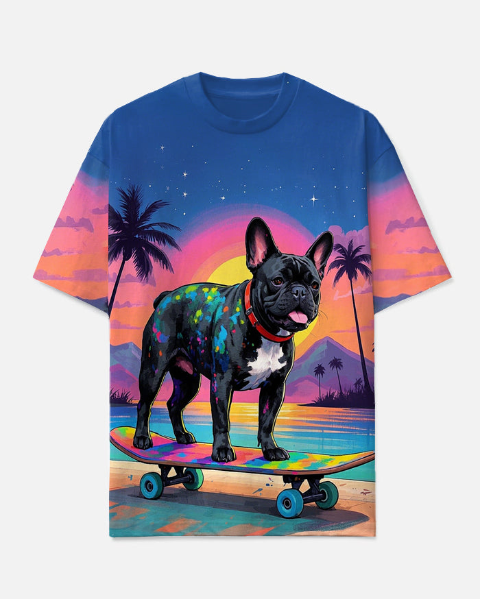 Big & Tall Hawaiian Streetwear T-Shirt for big men