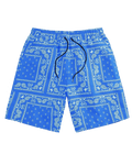 Big & Tall Hawaiian Graphic Floral Swim Trunks for big men