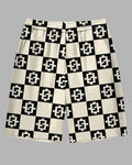 Big & Tall Plaid Streetwear Athletic Shorts for big men