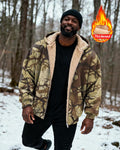 Big & Tall Graphic Camouflage Hoodie for big men view 1