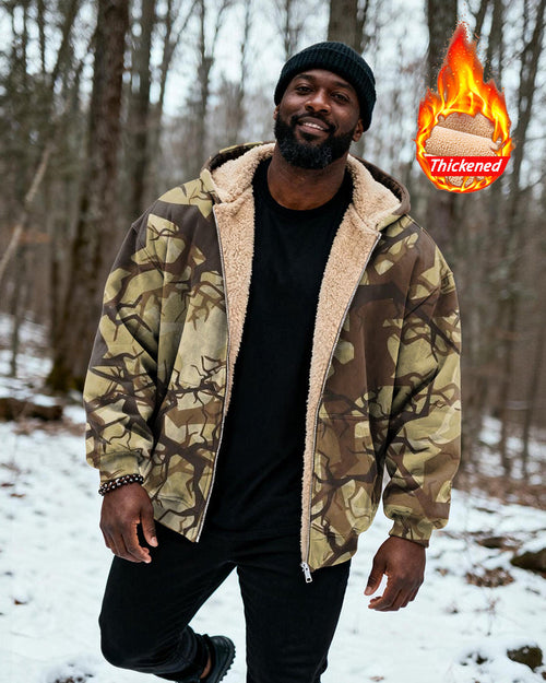 Big & Tall Graphic Camouflage Hoodie for big men view 1