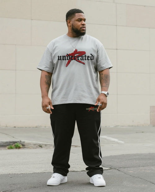 Big & Tall Streetwear Two-piece Set for big men view 1