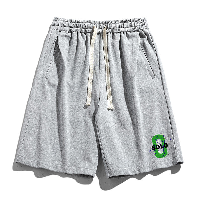 Big & Tall Graphic Athletic Streetwear Two-piece Set for big men view 1
