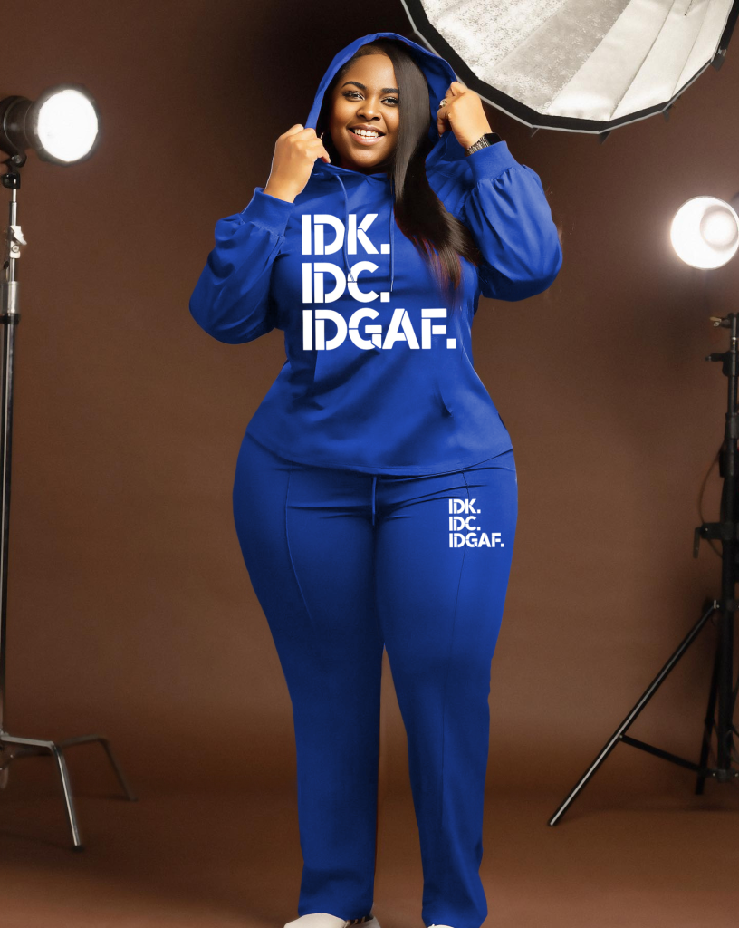 Big & Tall Graphic Hoodie Sweatpants Set for big men view 1