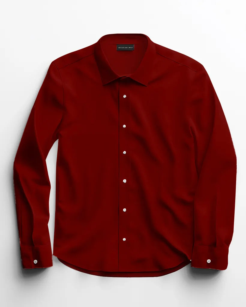 Big & Tall Solid Color Shirt Pants Set for big men view 20