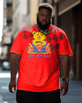 Big & Tall Graffiti Streetwear Jeans for big men