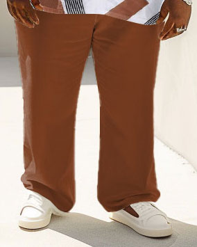Big & Tall Geometric Graphic Business Casual Jeans for big men view 3