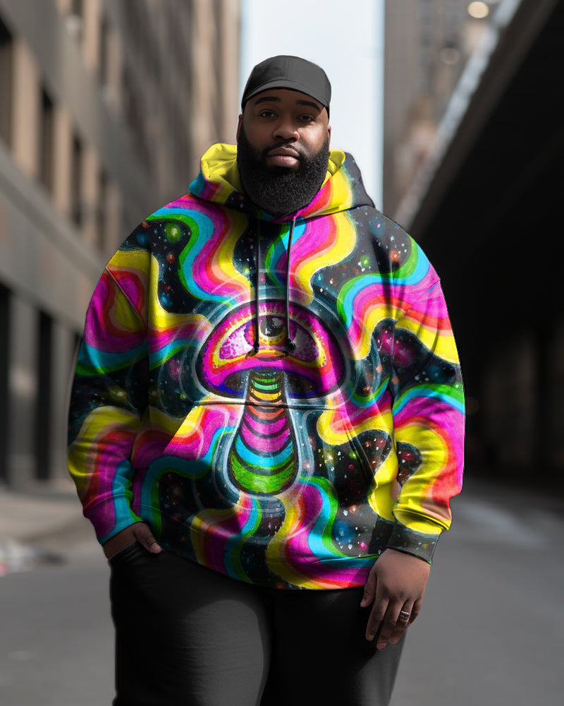 Big & Tall Graphic Hoodie for big men