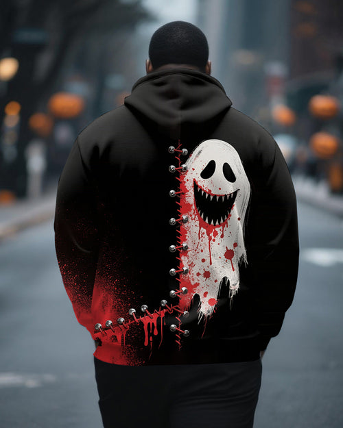 Big & Tall Graphic Hoodie for big men view 2