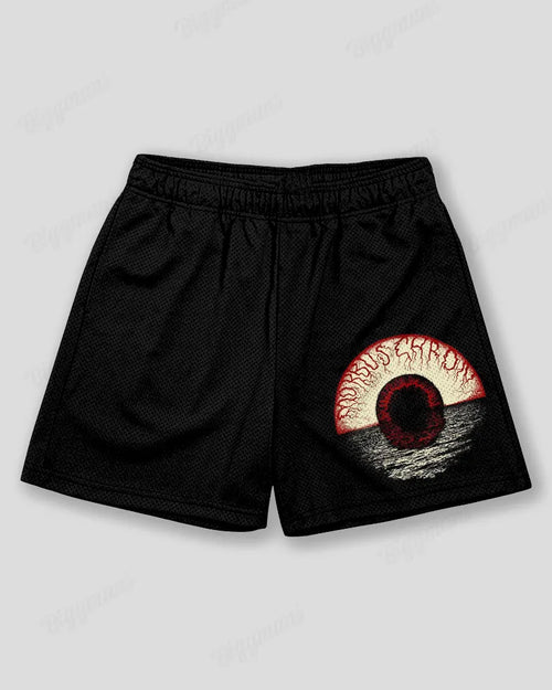 Big & Tall Graphic Graffiti Athletic Shorts for big men