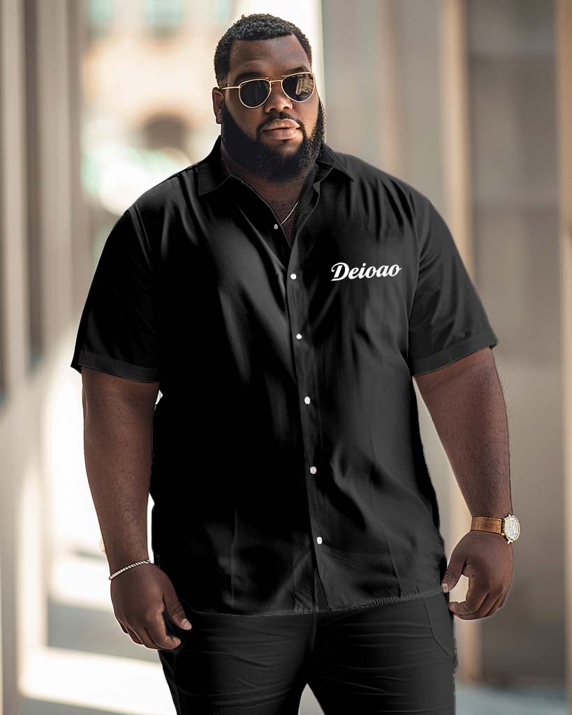 Big & Tall Graphic Short Sleeve Shirt for big men view 2