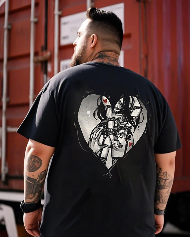 Big & Tall Streetwear T-Shirt for big men view 2