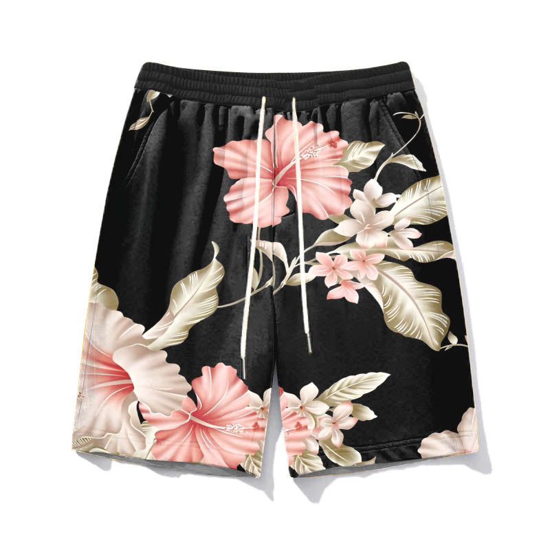 Big & Tall Floral Shorts for big men