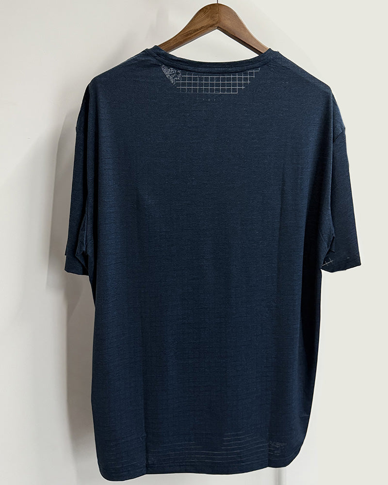 Big & Tall Blue Streetwear T-Shirt for big men view 7