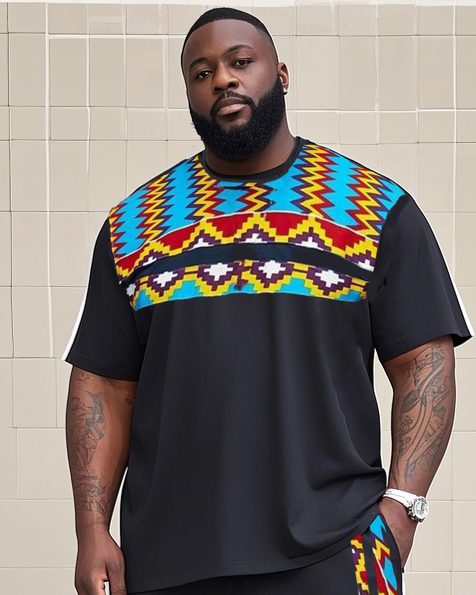 Big & Tall Graphic Two-piece Set for big men view 2