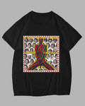 Big & Tall Black Graphic T-Shirt for big men view 1