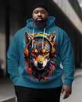 Big & Tall Graffiti Hoodie for big men