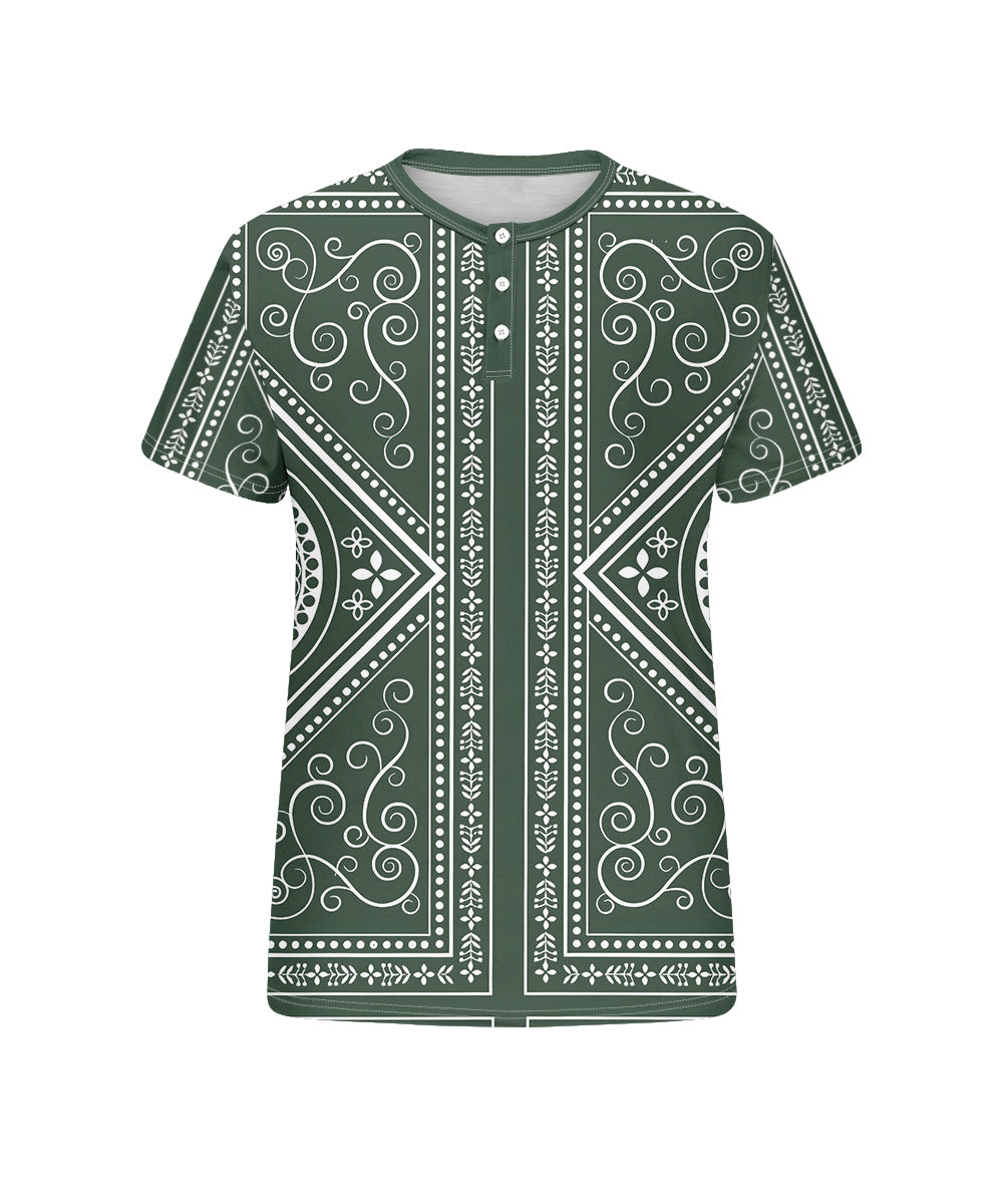 Big & Tall Green Graphic Vintage T-Shirt for big men view 4