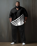 Big & Tall Business Casual Two-piece Set for big men view 1